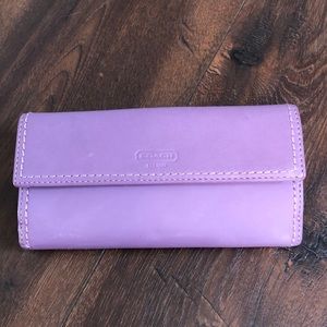 Coach leather wallet